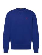 Rl Fleece-Lsl-Knt Designers Sweatshirts & Hoodies Sweatshirts Blue Polo Ralph Lauren