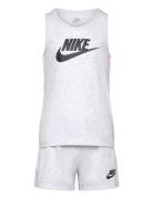 Club Tank & Jersey Short Set / Club Tank & Jersey Short Set Sets Sets With Short-sleeved T-shirt Grey Nike