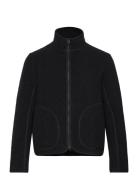 Dustin Wool Fleece Jacket Tops Sweatshirts & Hoodies Fleeces & Midlayers Black J. Lindeberg