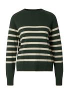 Freya Cotton/Cashmere Sweater Tops Knitwear Jumpers Green Lexington Clothing