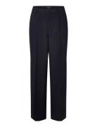 Kennedy Pinstripe Tailored Wide Pants Bottoms Trousers Suitpants Navy Lexington Clothing