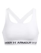 Crossback Mid Bra Sport Bras & Tops Sports Bras - All White Under Armour