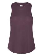 Hmlmt Vanja Top Sport T-shirts & Tops Sleeveless Burgundy Hummel