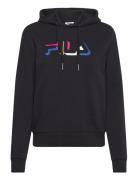 Bertiogo Hoody Tops Sweatshirts & Hoodies Hoodies Black FILA