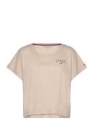 Ss Tee Top Beige Tommy Hilfiger