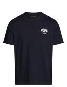 Small Crest Embro Tee Tops T-Kortærmet Skjorte Navy Tommy Hilfiger