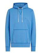 Essential Fleece Hoody Tops Sweatshirts & Hoodies Hoodies Blue Tommy Hilfiger