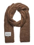 Colleen Alpaca Blend Scarf Accessories Scarves Winter Scarves Brown Malina