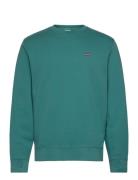 The Original Hm Crew Deep Jung Tops Sweatshirts & Hoodies Sweatshirts Green LEVI´S Men