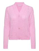 Cwcatarina - Cardigan Tops Knitwear Cardigans Pink Claire Woman