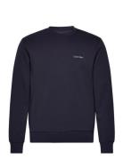 Micro Logo Repreve Sweatshirt Tops Sweatshirts & Hoodies Sweatshirts Navy Calvin Klein