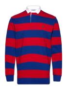 The Iconic Rugby Shirt Tops Polos Long-sleeved Multi/patterned Polo Ralph Lauren