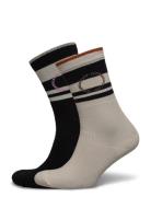 Thalia Cotta Sock 2 Pack Lingerie Socks Regular Socks Black Becksöndergaard