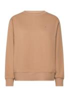 Shield C-Neck Sweat Tops Sweatshirts & Hoodies Sweatshirts Beige GANT