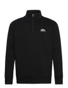 Half Zip Sweater Sl Tops Sweatshirts & Hoodies Sweatshirts Black Alpha Industries