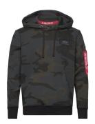 Back Print Hoody Camo Designers Sweatshirts & Hoodies Hoodies Multi/patterned Alpha Industries