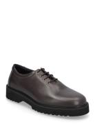 Lightweight Nsb - Grained Leather Shoes Business Laced Shoes Black S.T. VALENTIN