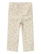 Nmfrose Straight Twi Pant 4682-Yf N Bottoms Trousers Beige Name It