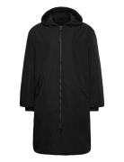 Colter Hooded Parka Parka Jakke Black J. Lindeberg