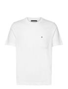 Essential Solid Pocket Tee Tops T-Kortærmet Skjorte White Tommy Hilfiger