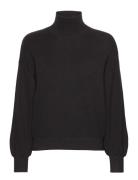 Mschmagnea Rachelle Pullover Tops Knitwear Turtleneck Black MSCH Copenhagen