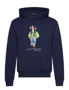 Polo Bear Fleece Hoodie Tops Sweatshirts & Hoodies Hoodies Navy Polo Ralph Lauren