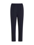 Punto Pull On Tapered Pant Bottoms Trousers Straight Leg Navy Tommy Hilfiger