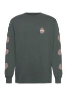 C S Long Sleeve Tops T-Langærmet Skjorte Green Makia