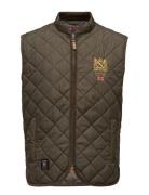 Trenton Quilted Vest Designers Vests Khaki Green Morris