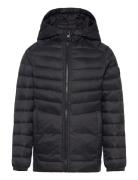 Jjesprint Puffer Hood Noos Jnr Foret Jakke Black Jack & J S