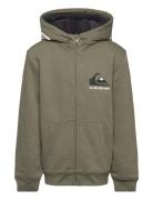 Best Wave Sherpa Youth Outerwear Fleece Outerwear Fleece Jackets Green Quiksilver