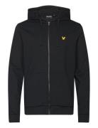 Full-Zip Hoodie Sport Sweatshirts & Hoodies Hoodies Black Lyle & Scott Sport