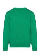 Sweater L/S Tops T-shirts Long-sleeved T-Skjorte Green United Colors Of Benetton