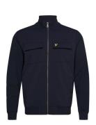 Hybrid Zip Track Jacket Tynd Jakke Navy Lyle & Scott