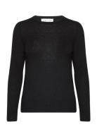 Basic Sweater Loose Tension Tops Knitwear Jumpers Black Davida Cashmere