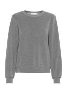 23 The Sweat Blouse Tops Sweatshirts & Hoodies Sweatshirts Grey My Essential Wardrobe