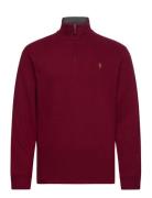 Estate-Rib Quarter-Zip Pullover Tops Sweatshirts & Hoodies Sweatshirts Red Polo Ralph Lauren