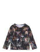 Print Shirt Tops T-shirts Long-sleeved T-Skjorte Multi/patterned Gugguu