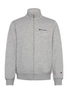 Full Zip Sweatshirt Tops Sweatshirts & Hoodies Sweatshirts Grey Champion