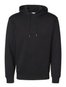 Slhemanuel Soft Hood Sweat Noos Tops Sweatshirts & Hoodies Hoodies Black Selected Homme