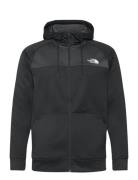 M Reaxion Fleece F/Z Hoodie - Eu Sport Sweatshirts & Hoodies Hoodies Black The North Face