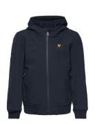 Softshell Hooded Jacket Tops Sweatshirts & Hoodies Hoodies Navy Lyle & Scott