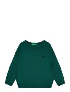 Sweater L/S Tops Sweatshirts & Hoodies Sweatshirts Green United Colors Of Benetton