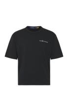 Relaxed Fit Logo Jersey T-Shirt Tops T-Kortærmet Skjorte Black Polo Ralph Lauren