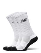 Unisex Response Performance Crew 3 Pack Sport Socks Regular Socks White New Balance