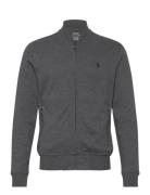 Luxury Jersey Baseball Jacket Tops Sweatshirts & Hoodies Sweatshirts Grey Polo Ralph Lauren