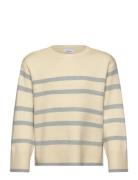 Vmsaba Ls O-Neck Pullover Ga Girl Noos Tops Knitwear Pullovers Beige Vero Moda Girl