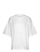 Drew - Heavy Jersey Rd Tops T-shirts & Tops Short-sleeved White Day Birger Et Mikkelsen