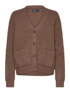 3/15 Wool/Cash Rws-Lsl-Crd Tops Knitwear Cardigans Brown Polo Ralph Lauren