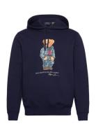 Polo Bear Fleece Hoodie Tops Sweatshirts & Hoodies Hoodies Navy Polo Ralph Lauren